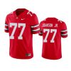 ohio state buckeyes paris johnson jr. red game jersey