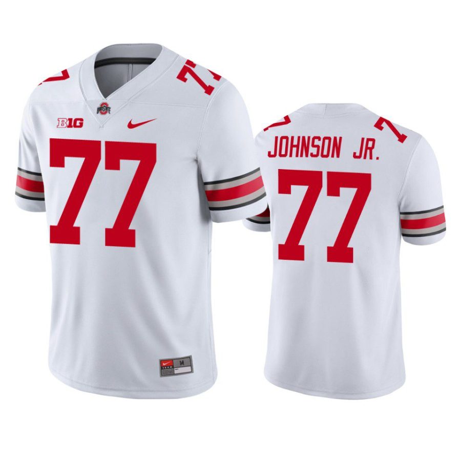 ohio state buckeyes paris johnson jr. white game jersey