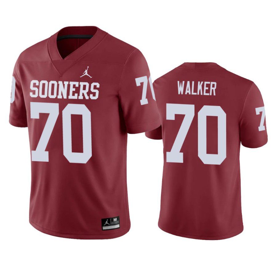 oklahoma sooners brey walker crimson game jersey