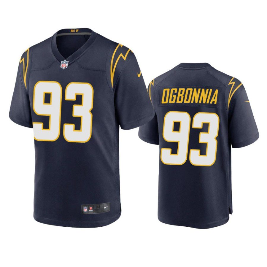 otito ogbonnia chargers navy alternate game jersey