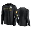 packers black high whip pitcher long sleeve t shirt