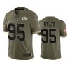 packers devonte wyatt 2022 salute to service olive jersey