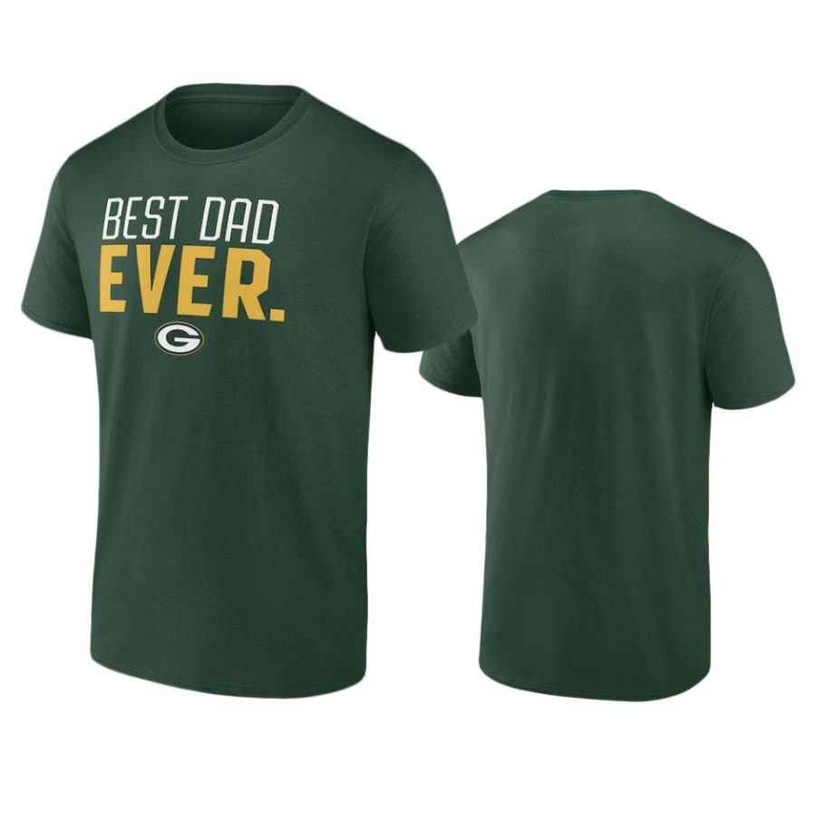 packers green best dad ever t shirt