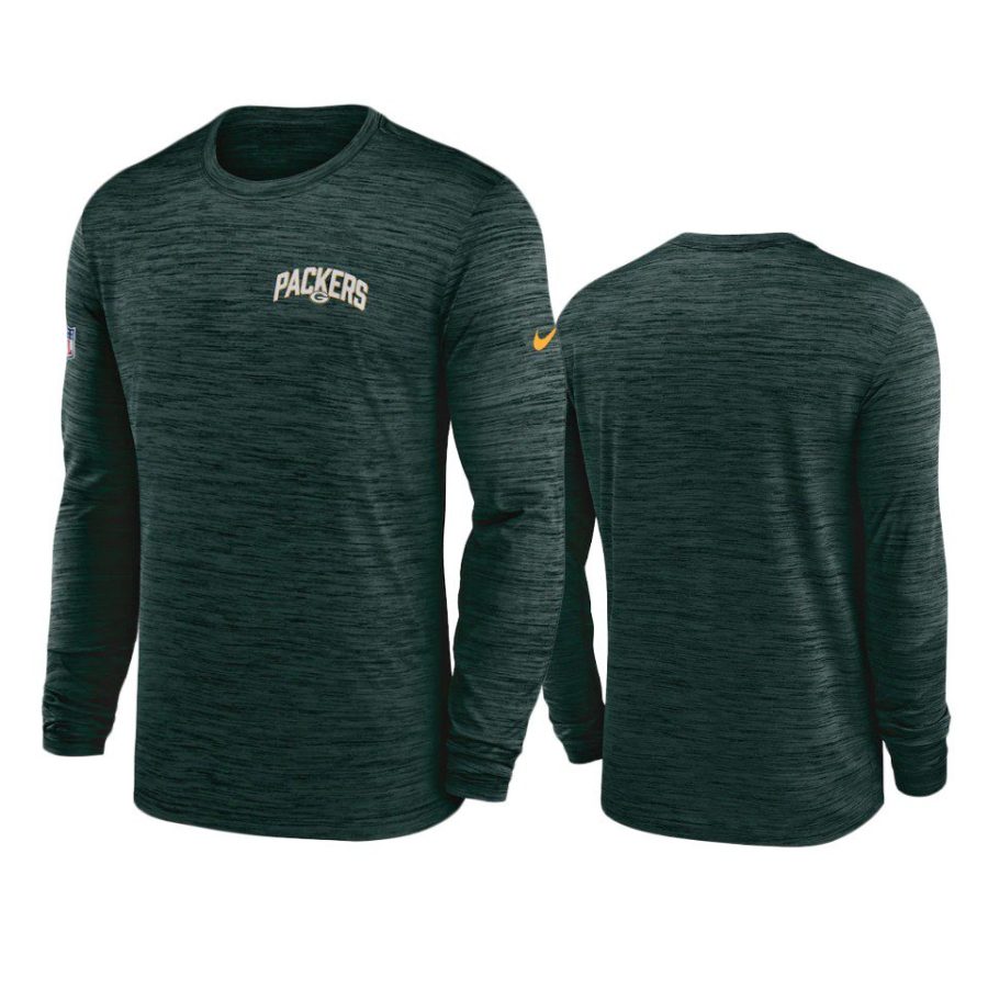 packers green velocity athletic stack long sleeve t shirt