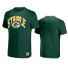 packers hunter green staple logo lockup t shirt