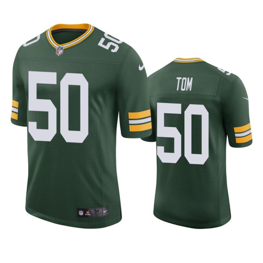 packers zach tom green vapor jersey