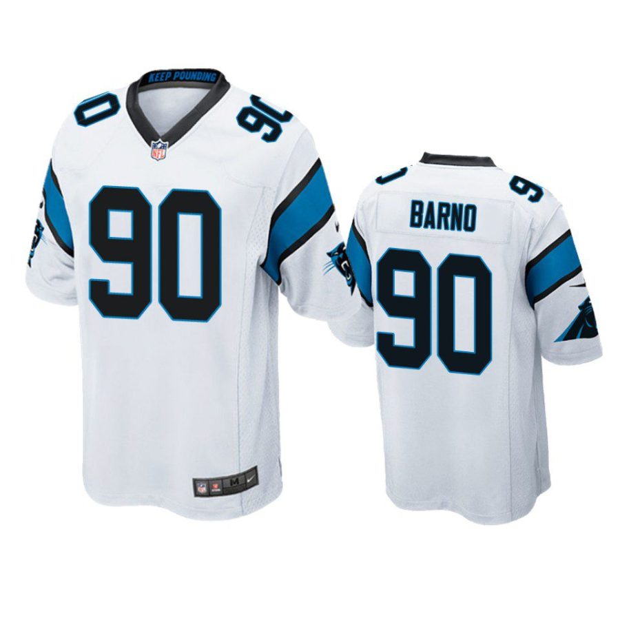 panthers amare barno game white jersey