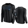 panthers black high whip pitcher long sleeve t shirt