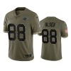 panthers greg olsen olive limited 2022 salute to service jersey