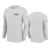 panthers white velocity athletic stack long sleeve t shirt