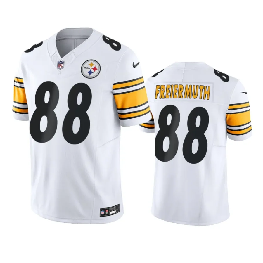 pat freiermuth steelers jersey white limited vapor f.u.s.e