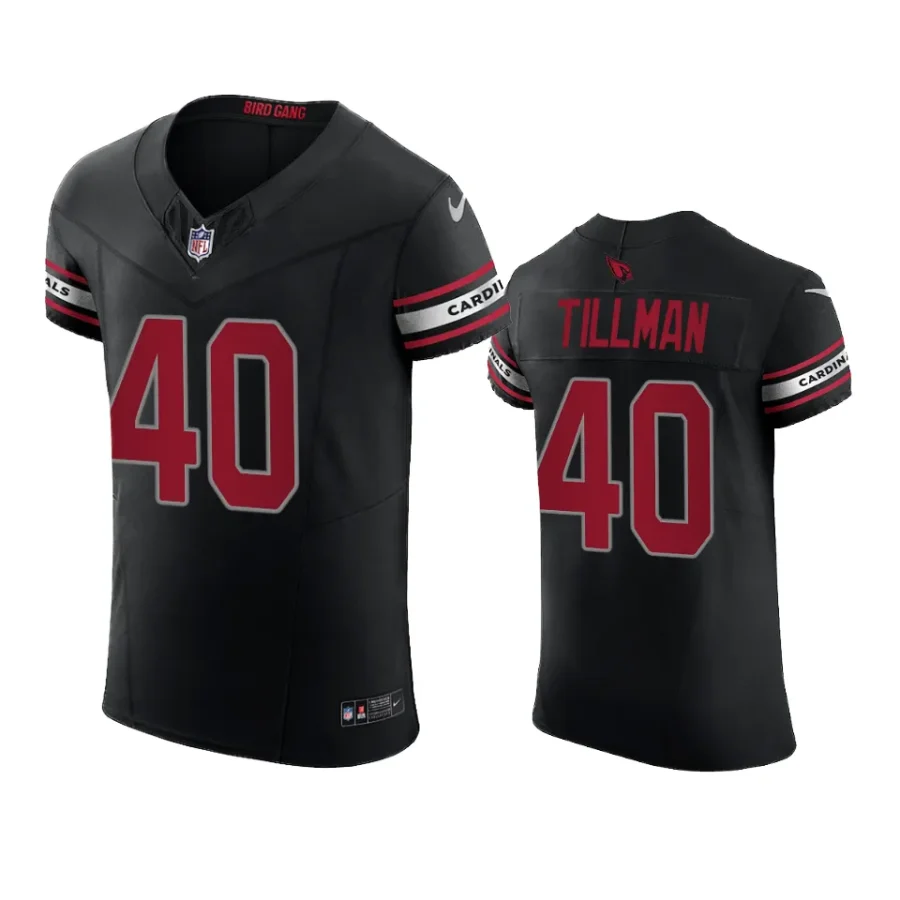 pat tillman cardinals black vapor f.u.s.e. jersey