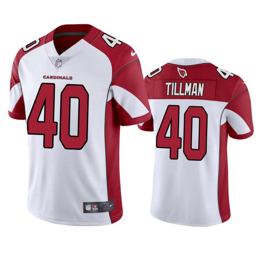 pat tillman cardinals white vapor limited jersey