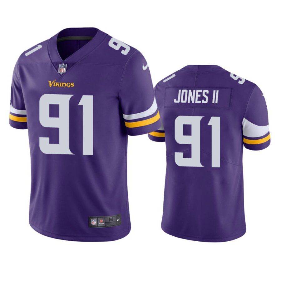 patrick jones ii vikings jersey purple vapor limited