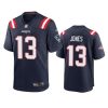 patriots jack jones game navy jersey