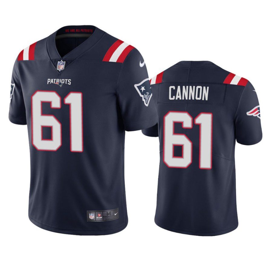 patriots marcus cannon navy vapor limited jersey