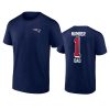 patriots navy fathers day number one dad t shirt