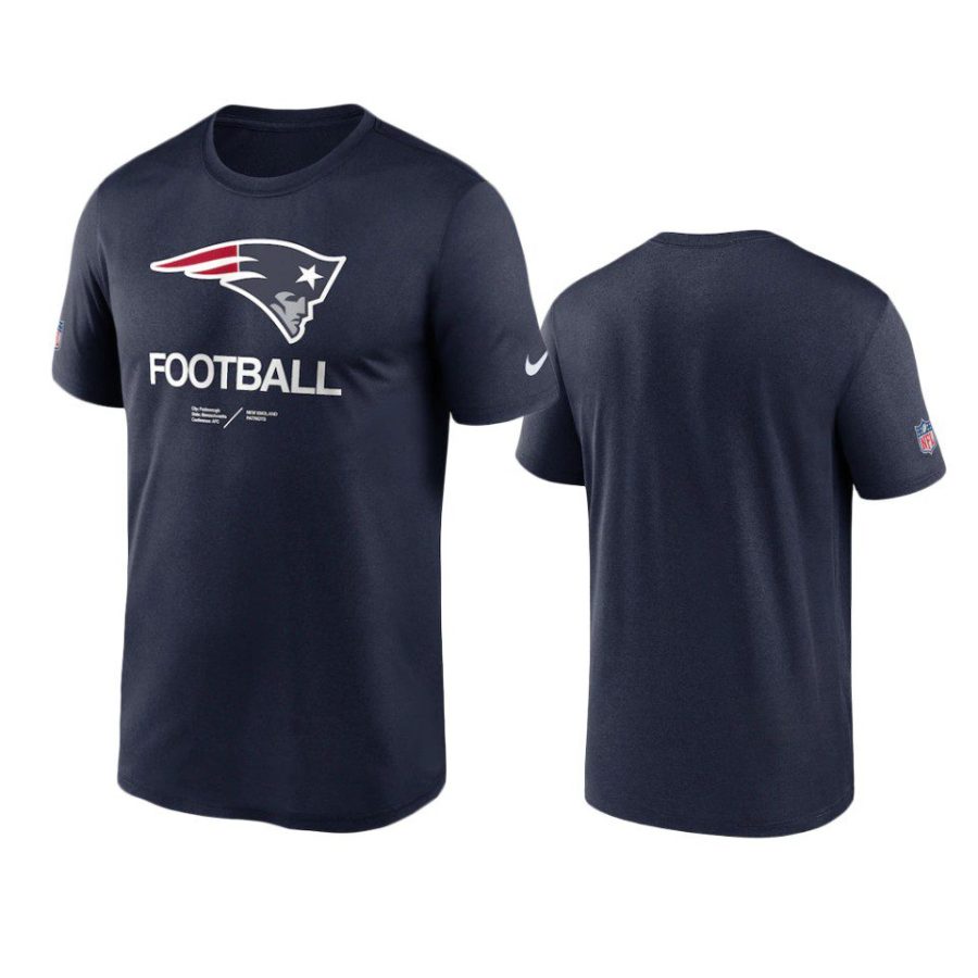 patriots navy infographic performance t shirt