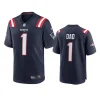 patriots navy number 1 dad jersey