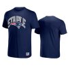 patriots navy staple logo lockup t shirt