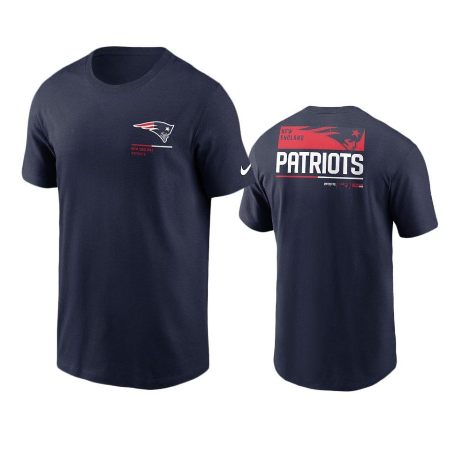 patriots navy team incline t shirt