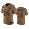 patriots ty montgomery brown limited 2023 salute to service jersey