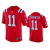 patriots tyquan thornton alternate game red jersey