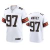 perrion winfrey browns white game jersey