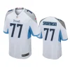 peter skoronski titans game white jersey