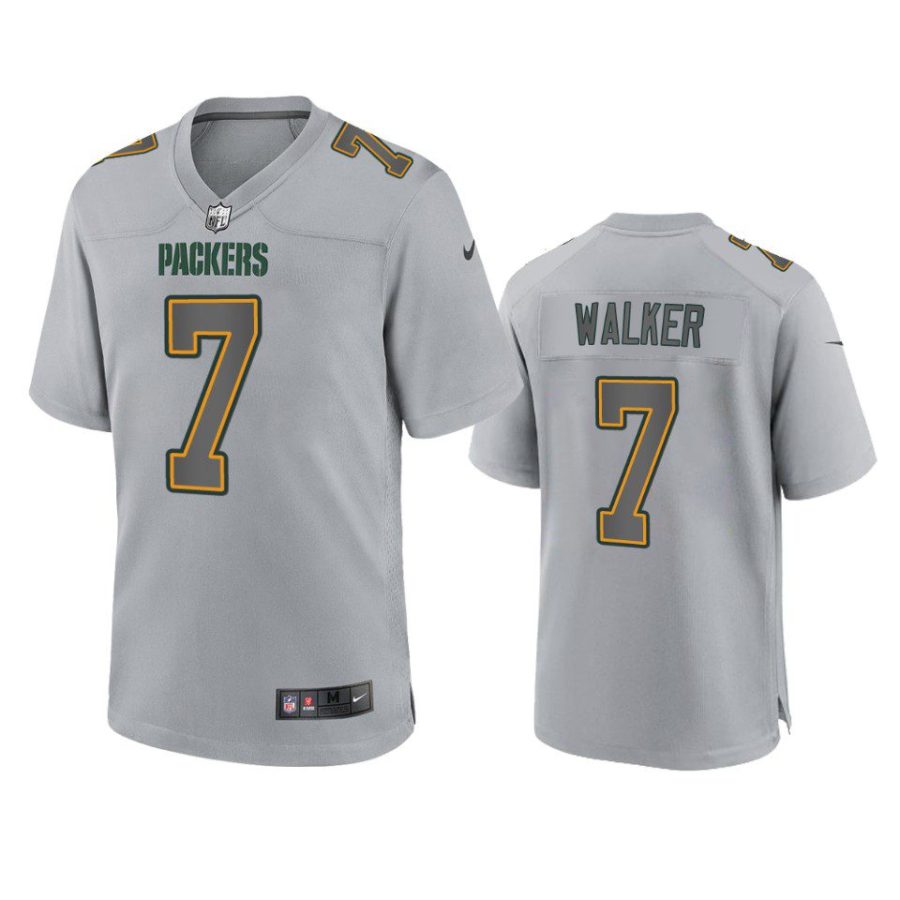 quay walker packers gray atmosphere fashion game jersey