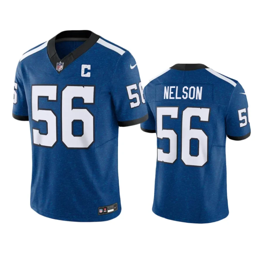 quenton nelson colts royal indiana nights f.u.s.e. jersey