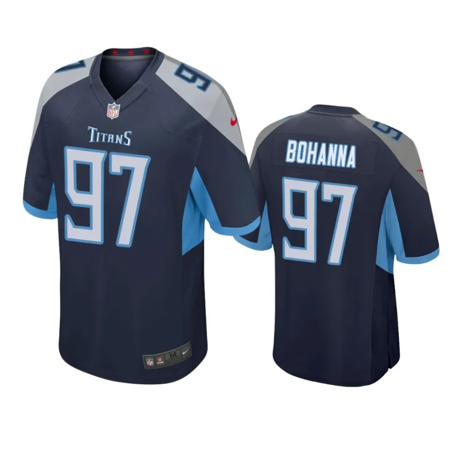 quinton bohanna titans navy game jersey