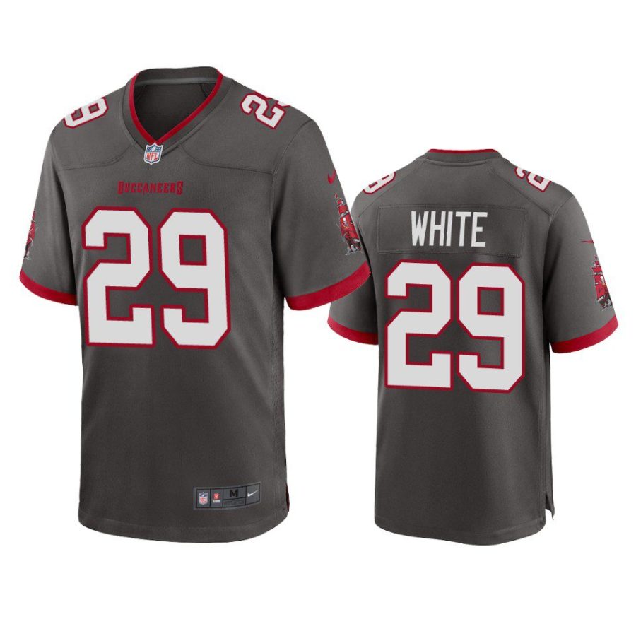 rachaad white buccaneers alternate game pewter jersey