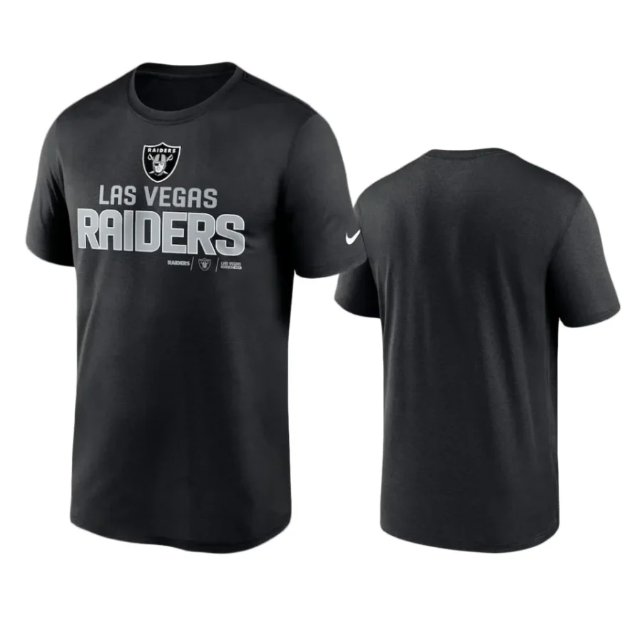 raiders black legend community t shirt