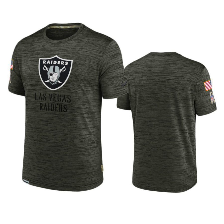 raiders brown 2022 salute to service velocity team t shirt