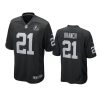 raiders cliff branch black 2022 hall of fame jersey 0a