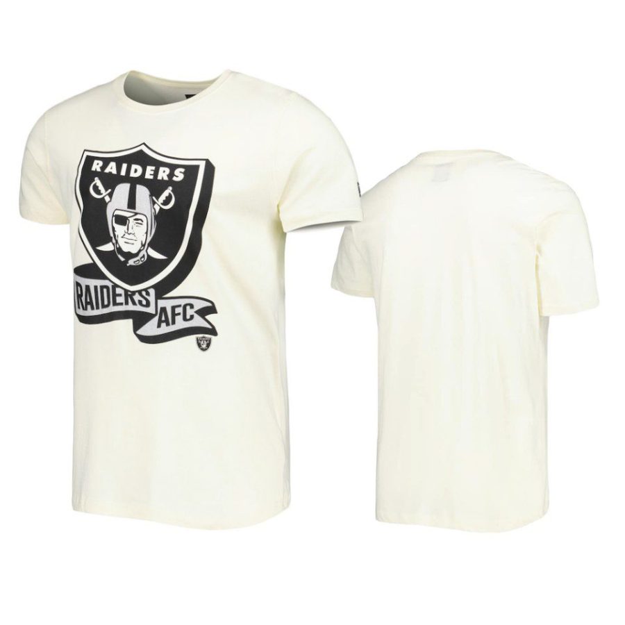 raiders cream sideline chrome t shirt