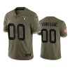 raiders custom olive limited 2022 salute to service jersey