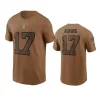 raiders davante adams brown 2023 salute to service t shirt