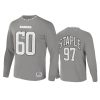 raiders gray staple core long sleeve t shirt