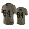 raiders keelan cole olive limited 2022 salute to service jersey