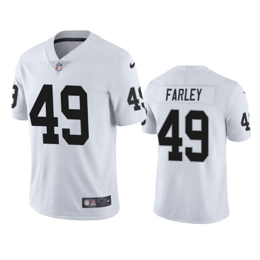 raiders matthias farley white vapor jersey