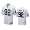 raiders neil farrell jr. game white jersey