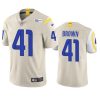 rams malcolm brown bone vapor limited jersey