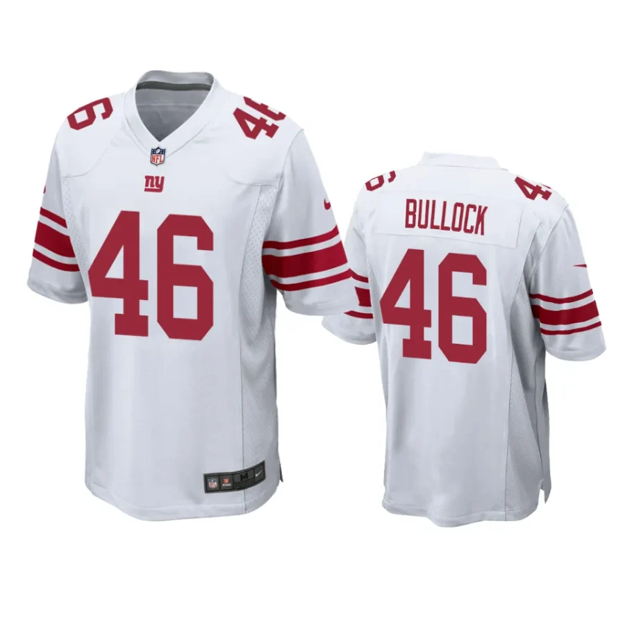 randy bullock giants white alternate jersey