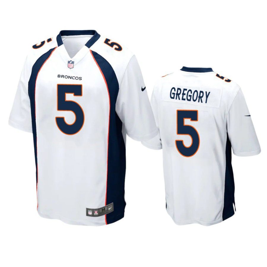 randy gregory broncos game white jersey