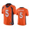 randy gregory broncos vapor limited orange jersey