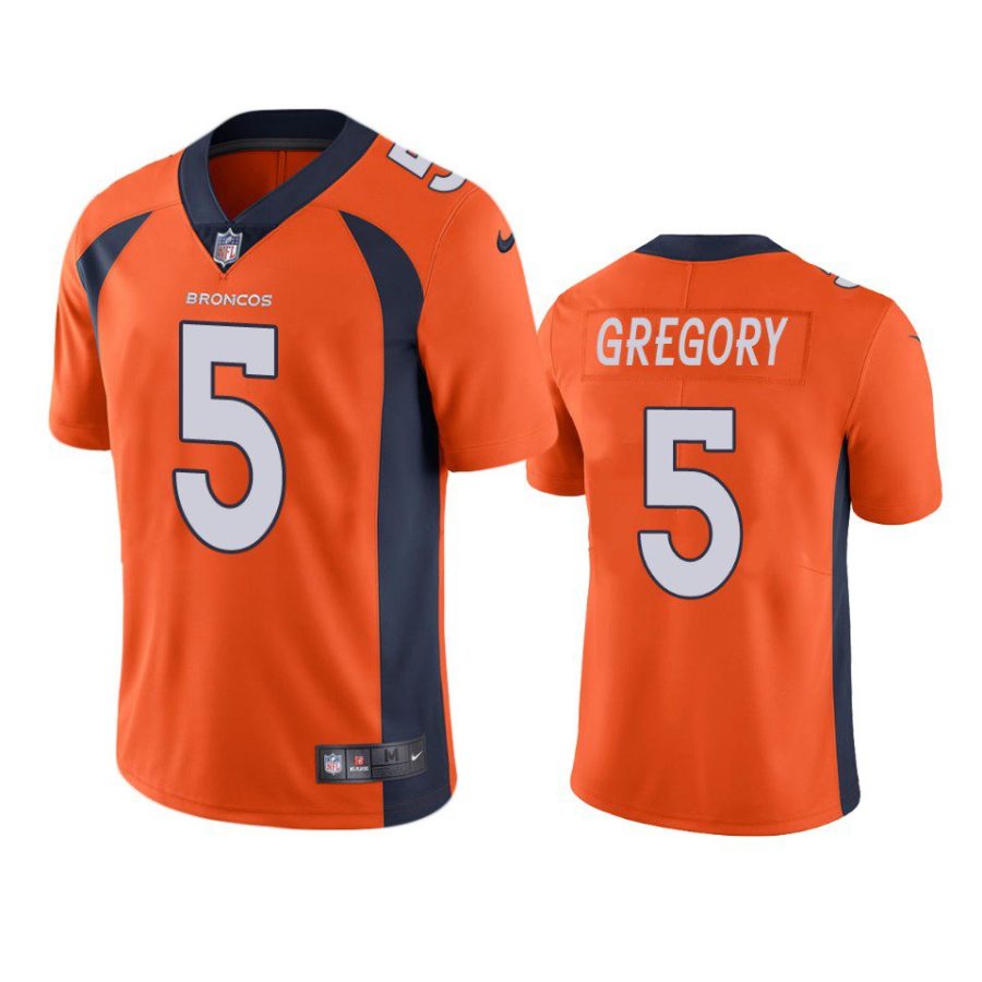 randy gregory broncos vapor limited orange jersey