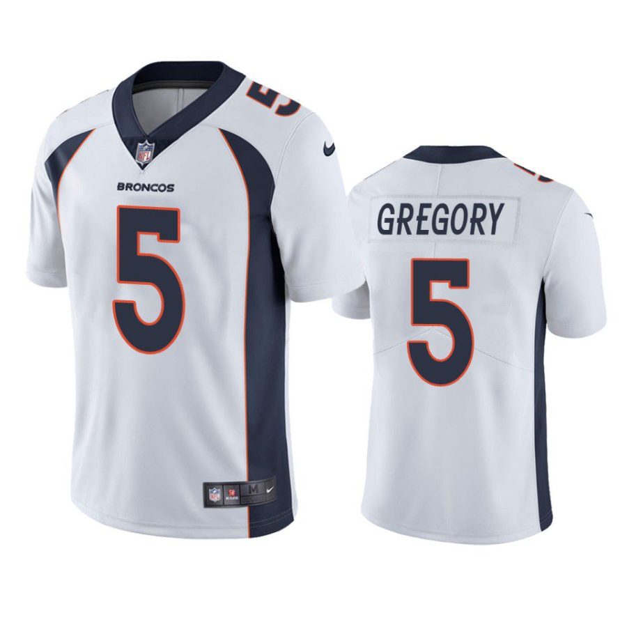 randy gregory broncos vapor limited white jersey