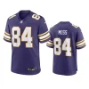 randy moss vikings purple classic game jersey